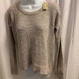 NEW WITH TAG - never worn XS American Eagle pastels metallic hi-lo sweater